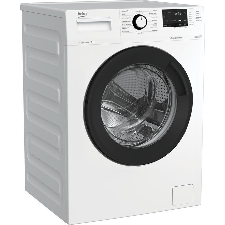 Фото Стиральная машина BEKO WSRE7612XAWI Изображение Стиральная машина BEKO WSRE7612XAWI