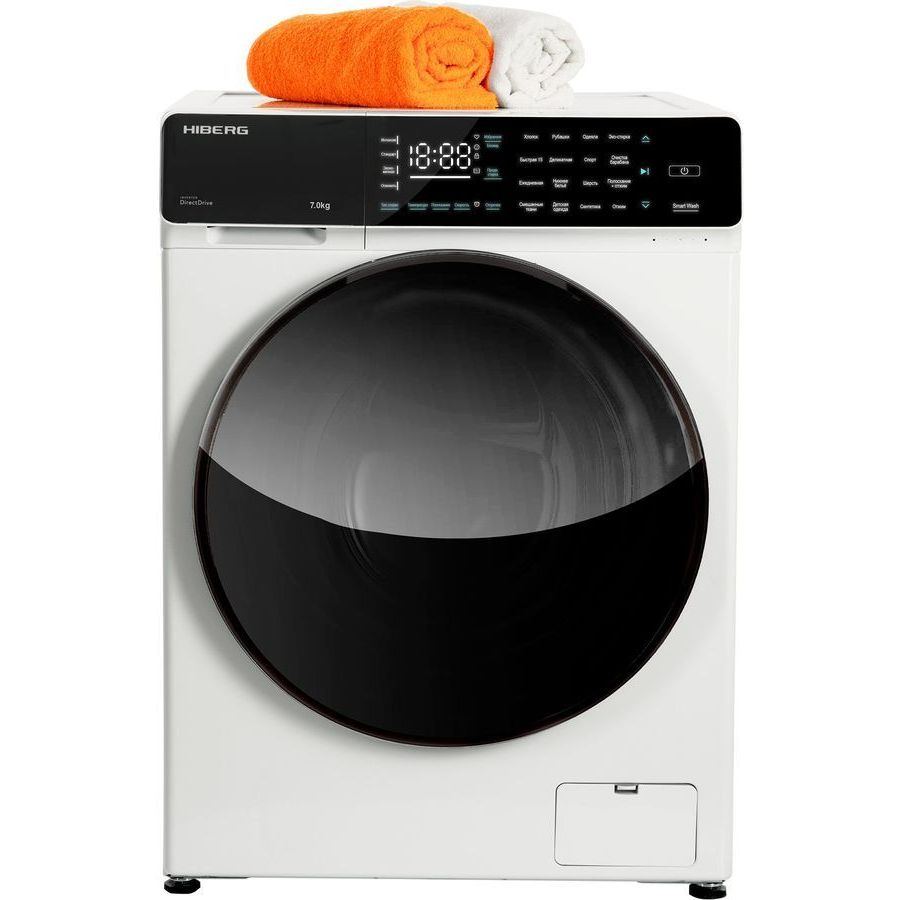 Фото Стиральная машина Hiberg i-DDQ9-712 W Изображение Стиральная машина Hiberg i-DDQ9-712 W
