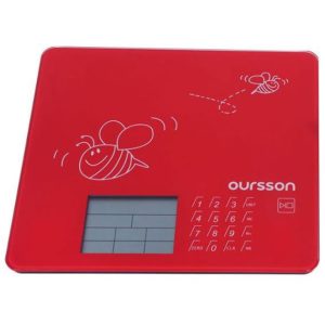 Изображение Весы кухонные Oursson KS0502GD/RD (Красный)