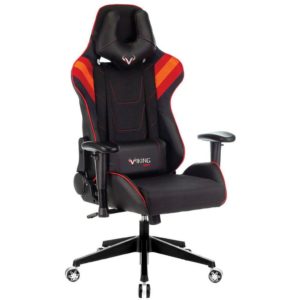 Изображение Кресло игровое Бюрократ Zombie VIKING 4 AERO черный/салатовый