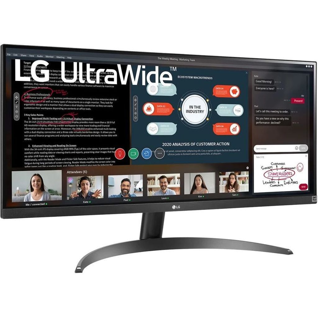 Фото Монитор LG 29" UltraWide 29WP500-B черный Изображение Монитор LG 29" UltraWide 29WP500-B черный