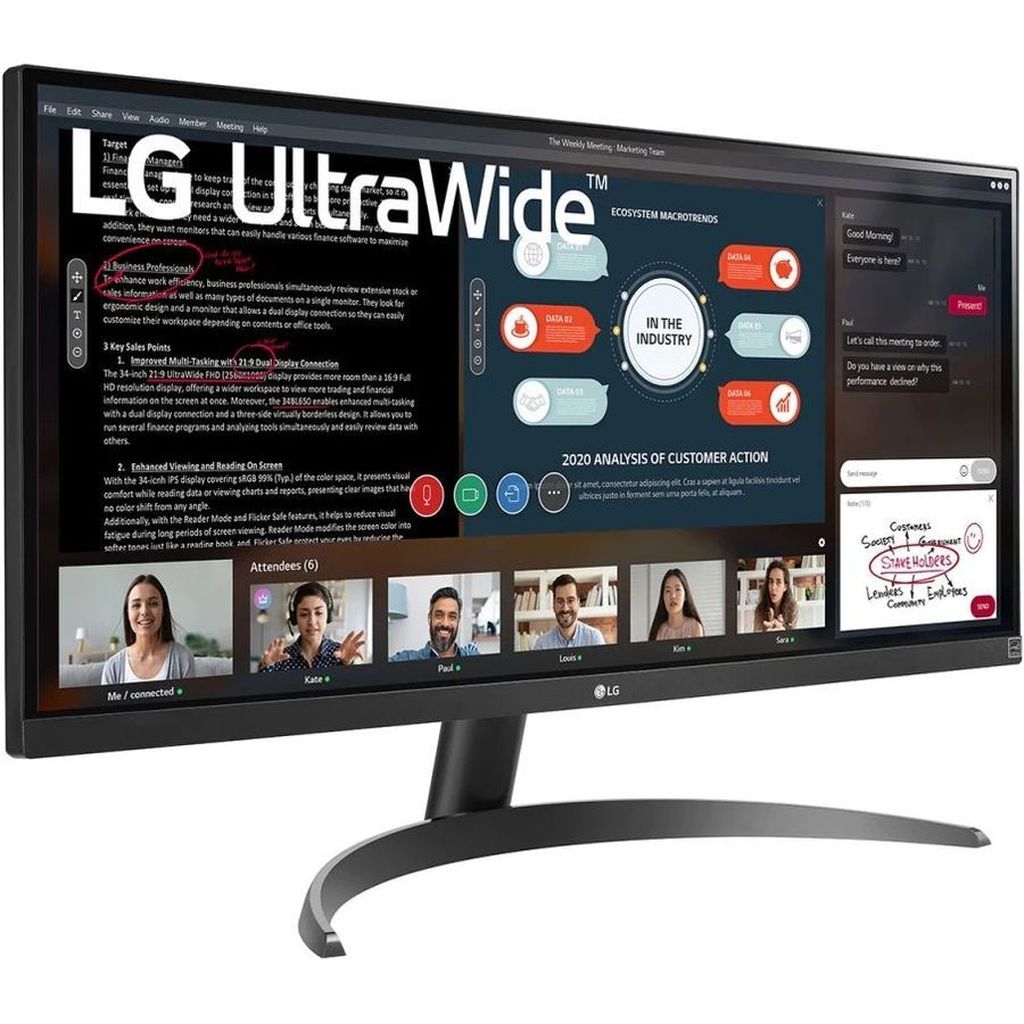 Фото Монитор LG 29" UltraWide 29WP500-B черный Изображение Монитор LG 29" UltraWide 29WP500-B черный