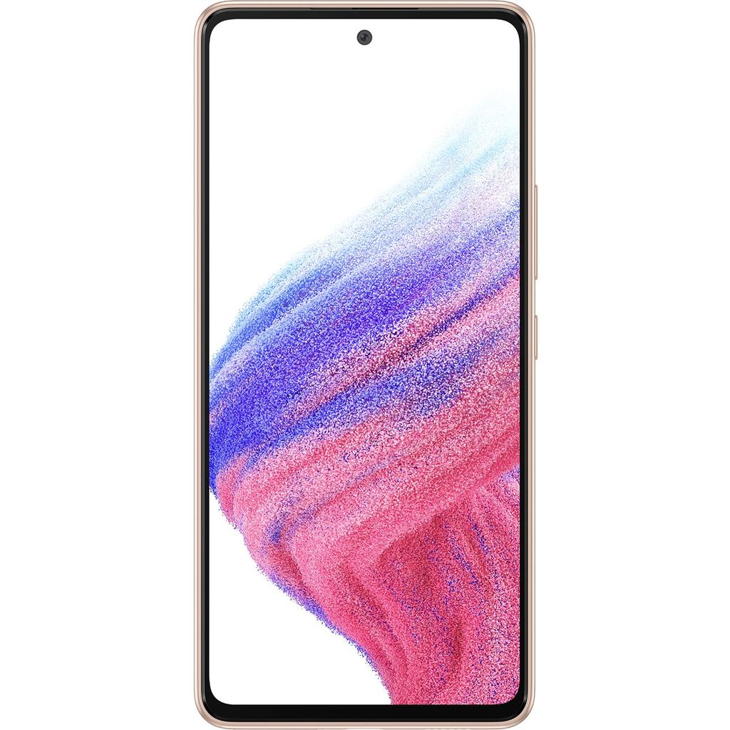 Фото Смартфон Samsung Galaxy A53 8/128Gb Peach Изображение Смартфон Samsung Galaxy A53 8/128Gb Peach