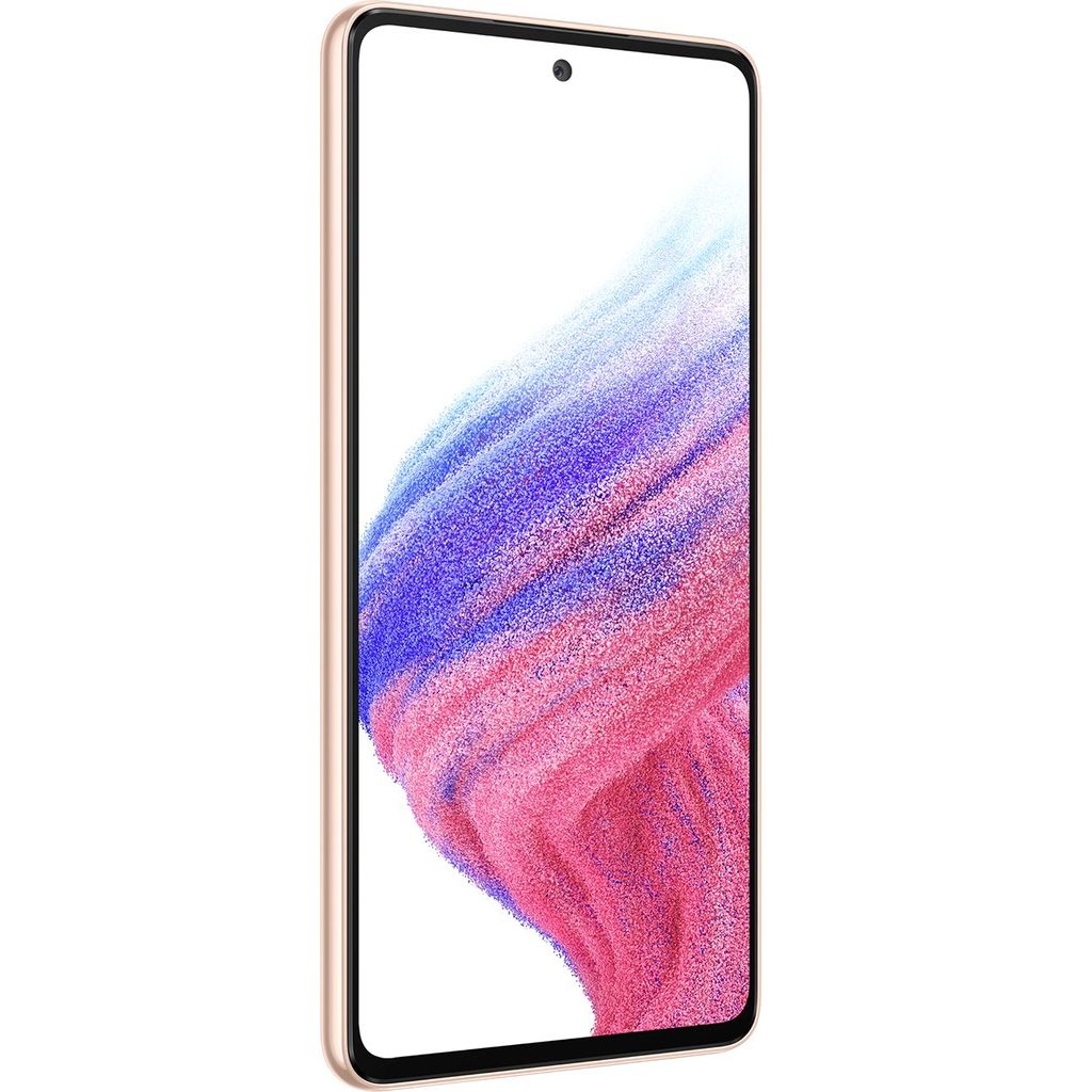 Фото Смартфон Samsung Galaxy A53 8/128Gb Peach Изображение Смартфон Samsung Galaxy A53 8/128Gb Peach