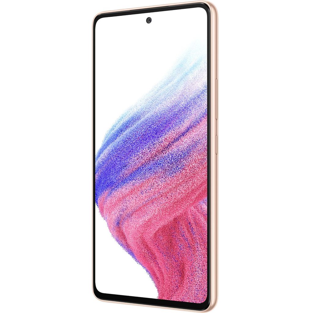 Фото Смартфон Samsung Galaxy A53 8/128Gb Peach Изображение Смартфон Samsung Galaxy A53 8/128Gb Peach