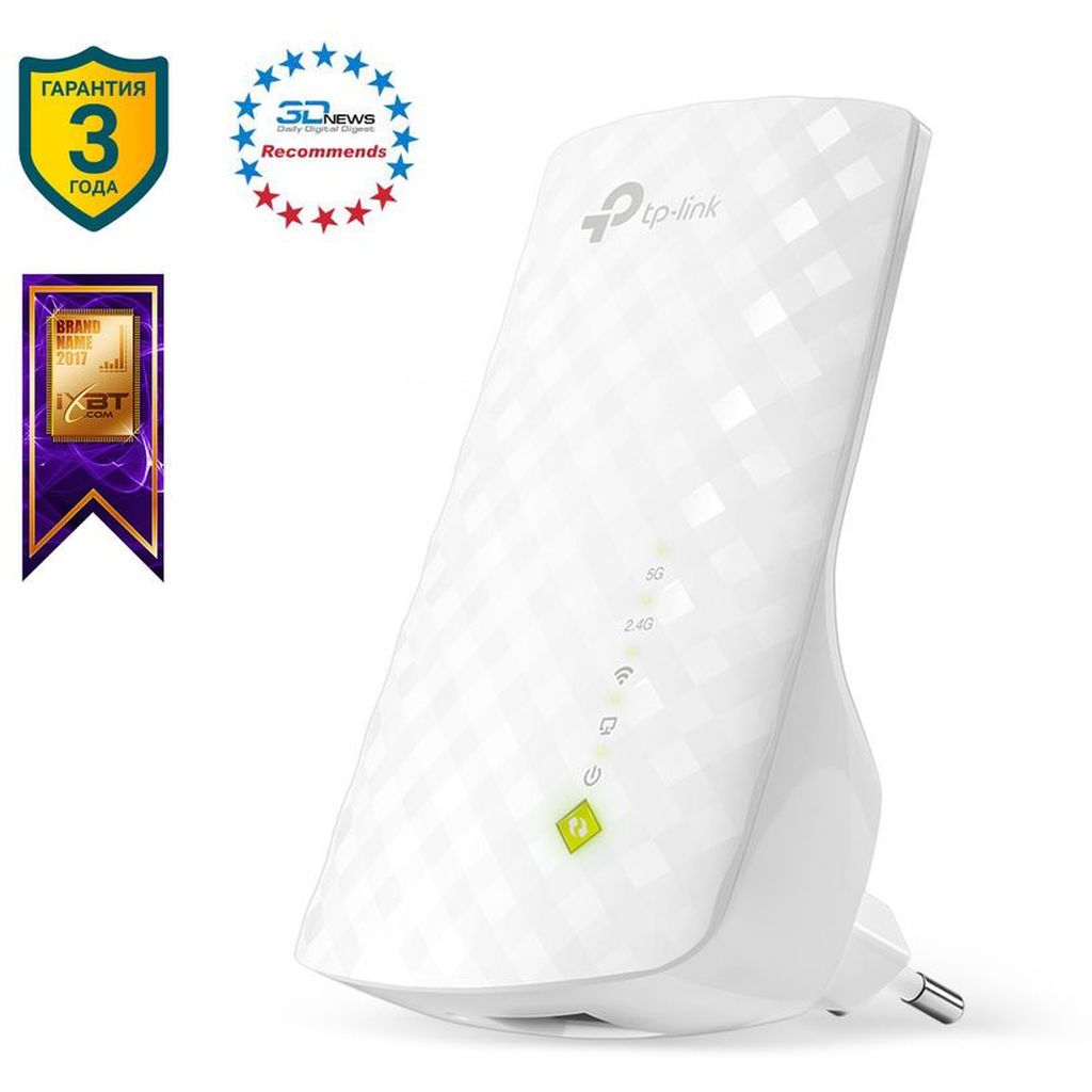 Фото Повторитель беспроводного сигнала TP-Link RE200 Изображение Повторитель беспроводного сигнала TP-Link RE200