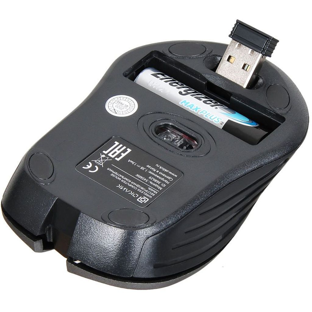 Фото Мышь Oklick 545MW черный USB Изображение Мышь Oklick 545MW черный USB