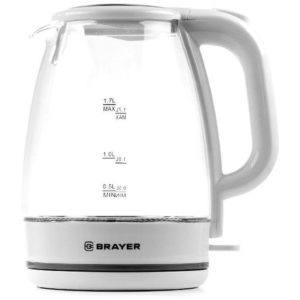 Изображение Чайник Brayer BR 1030 WH стекло