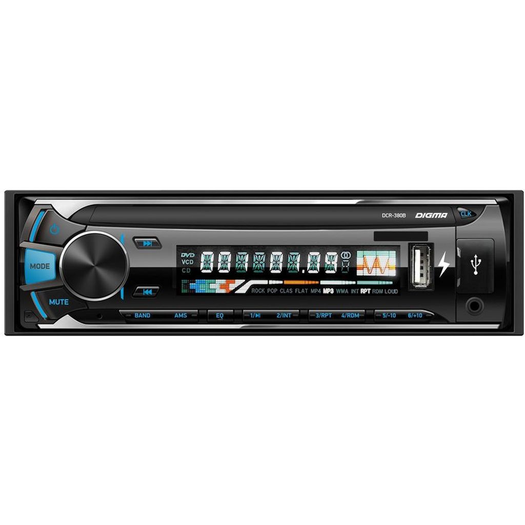 Фото Автомагнитола Digma DCR-380B Изображение Автомагнитола Digma DCR-380B