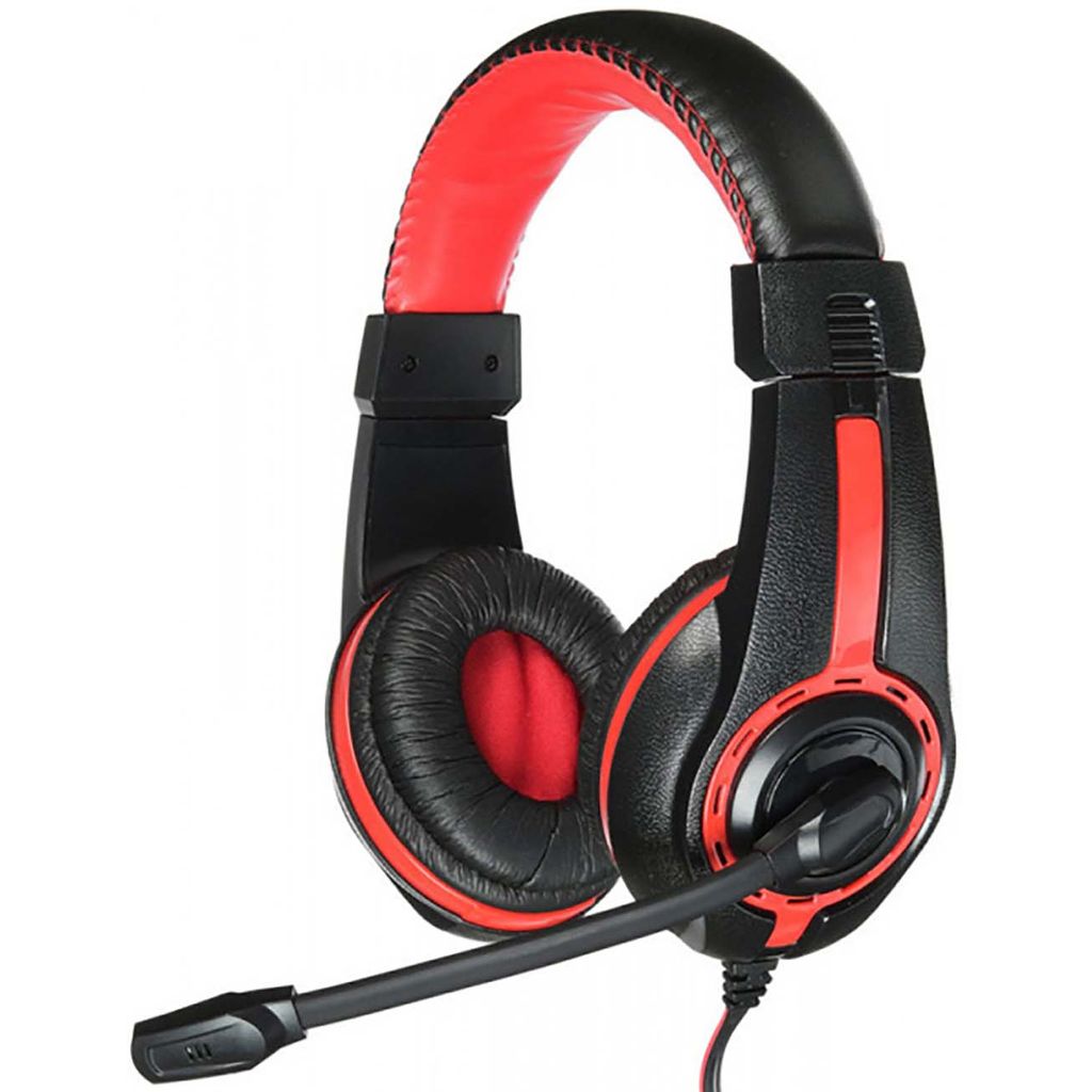Фото Гарнитура Oklick HS-L200 черный/красный Изображение Гарнитура Oklick HS-L200 черный/красный
