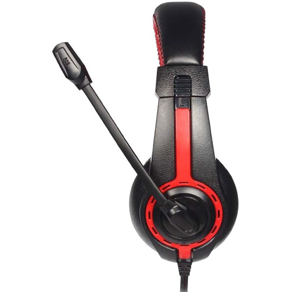 Фото Гарнитура Oklick HS-L200 черный/красный Изображение Гарнитура Oklick HS-L200 черный/красный