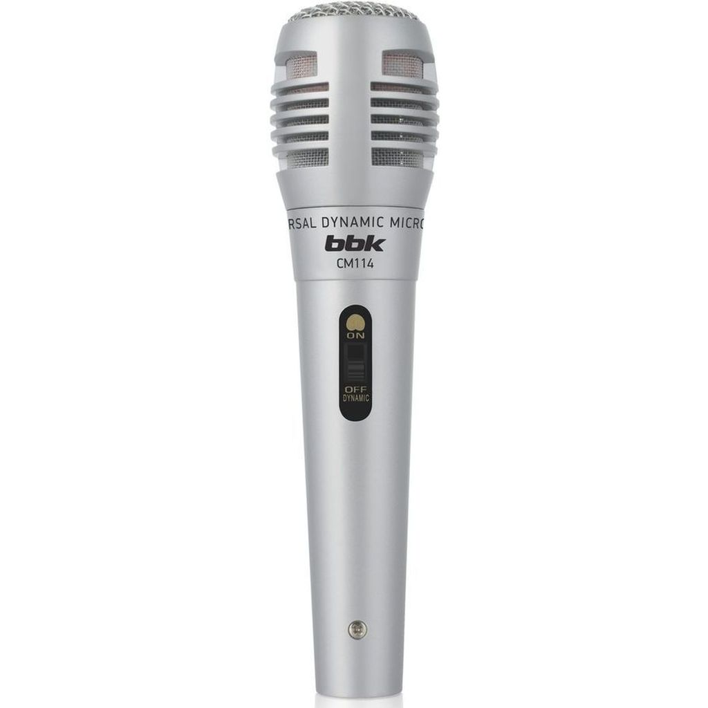 Фото Микрофон BBK CM-114 серебристый Изображение Микрофон BBK CM-114 серебристый