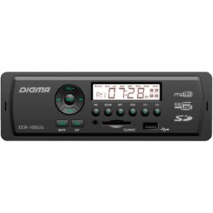 Изображение Автомагнитола Digma DCR-100G24