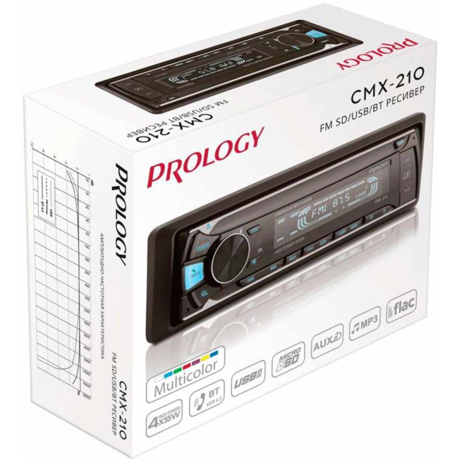 Фото Автомагнитола Prology CMX-210 Изображение Автомагнитола Prology CMX-210