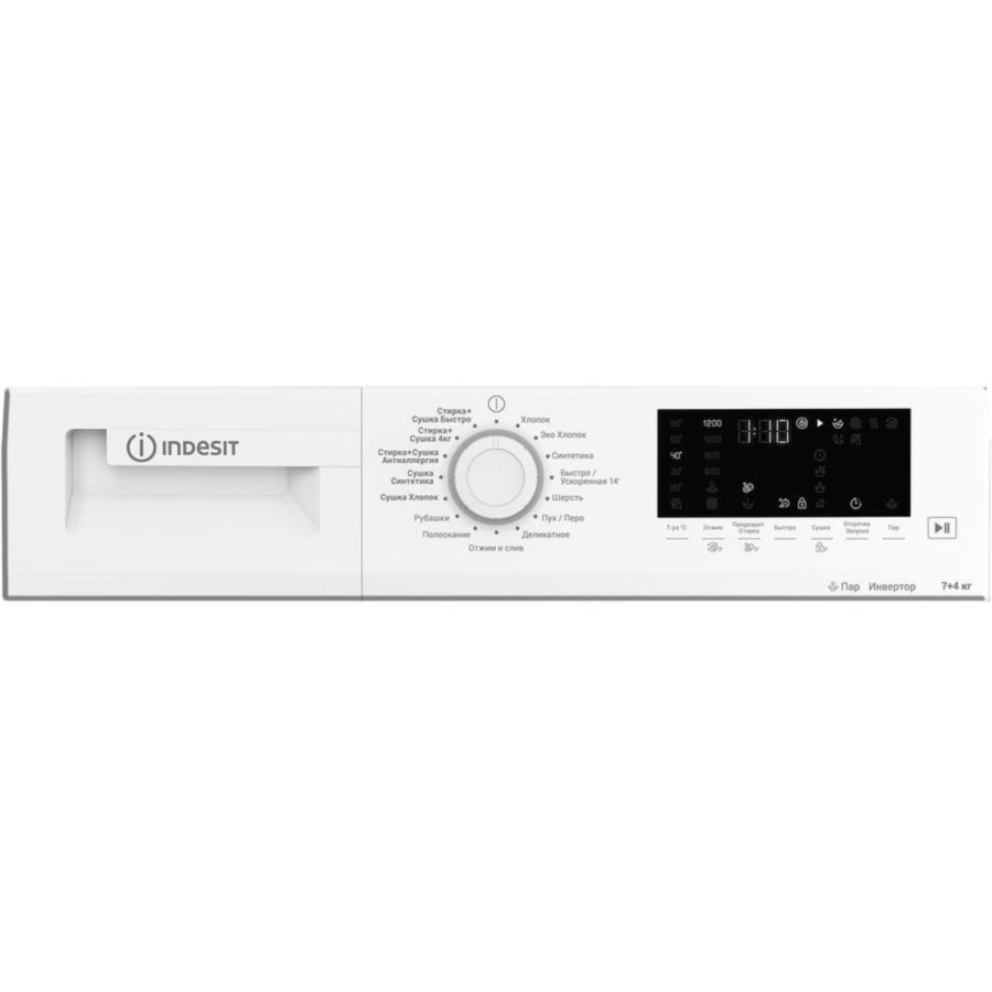 Фото Стиральная машина INDESIT WDS 7428 C7S VW Изображение Стиральная машина INDESIT WDS 7428 C7S VW
