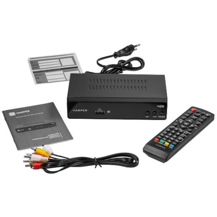 Фото Ресивер DVB-T2 Harper HDT2-5010 Изображение Ресивер DVB-T2 Harper HDT2-5010