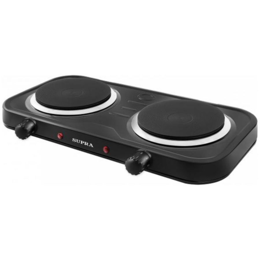 Фото Плитка электрическая Supra HS-202 black Изображение Плитка электрическая Supra HS-202 black