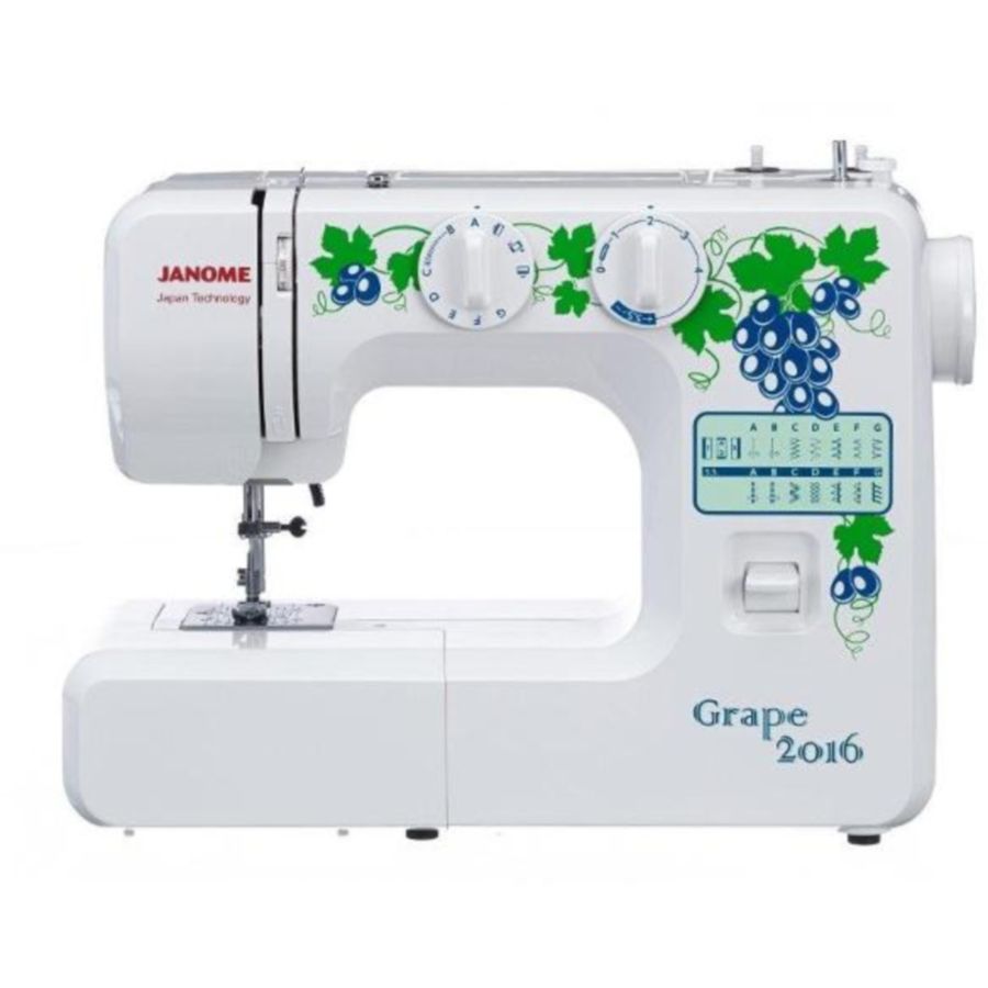 Фото Швейная машинка Janome Grape 2016 белый Изображение Швейная машинка Janome Grape 2016 белый
