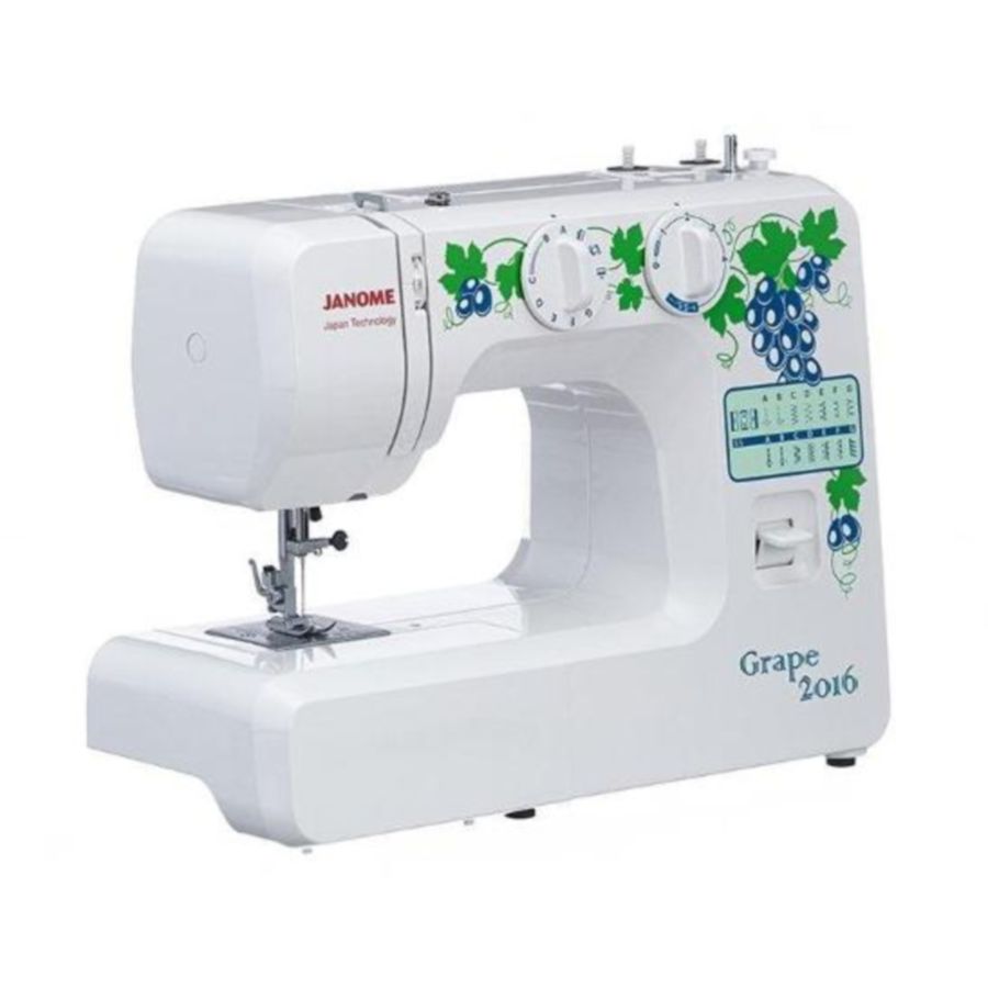 Фото Швейная машинка Janome Grape 2016 белый Изображение Швейная машинка Janome Grape 2016 белый