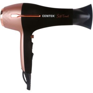 Изображение Фен Centek CT-2242 (розовое золото+черный) 2200Вт