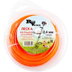 Изображение Леска звездочка д 2,4мм (15м) Redverg