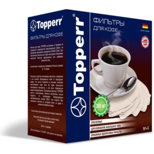 Изображение Фильтр для кофеварок Topperr 3048 №4 бумажный