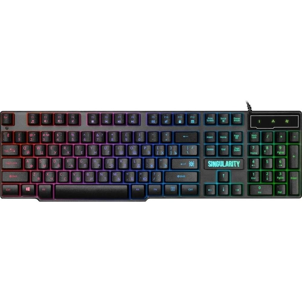 Фото Игровой набор DEFENDER Singularity MKP-118/52118 мышь+клавиатура+гарнитура+ковер (черный) Изображение Игровой набор DEFENDER Singularity MKP-118/52118 мышь+клавиатура+гарнитура+ковер (черный)