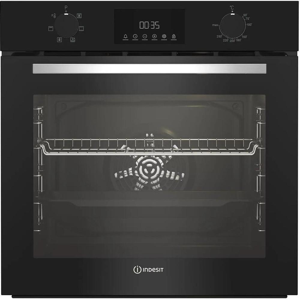 Фото Духовой шкаф Indesit IFE 3644 Bl черный Изображение Духовой шкаф Indesit IFE 3644 Bl черный