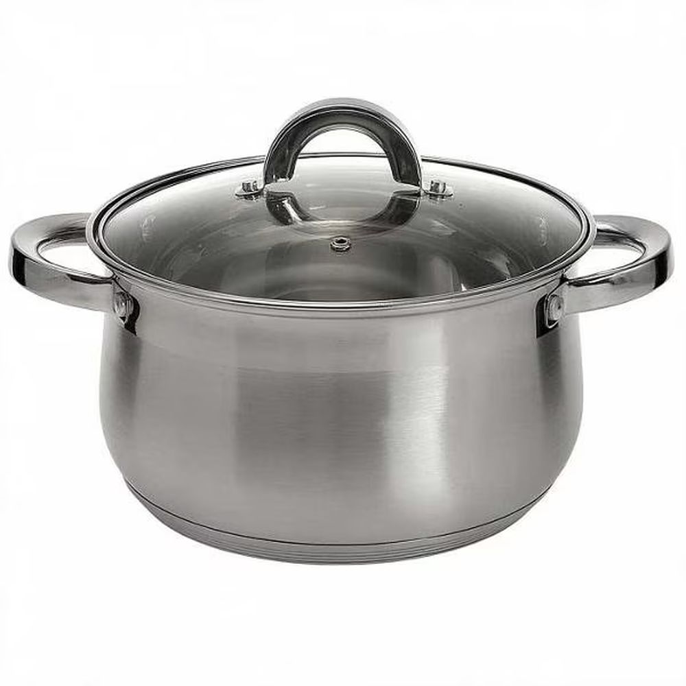 Фото Кастрюля с крышкой Webber BE-146/2 22см 5л Изображение Кастрюля с крышкой Webber BE-146/2 22см 5л