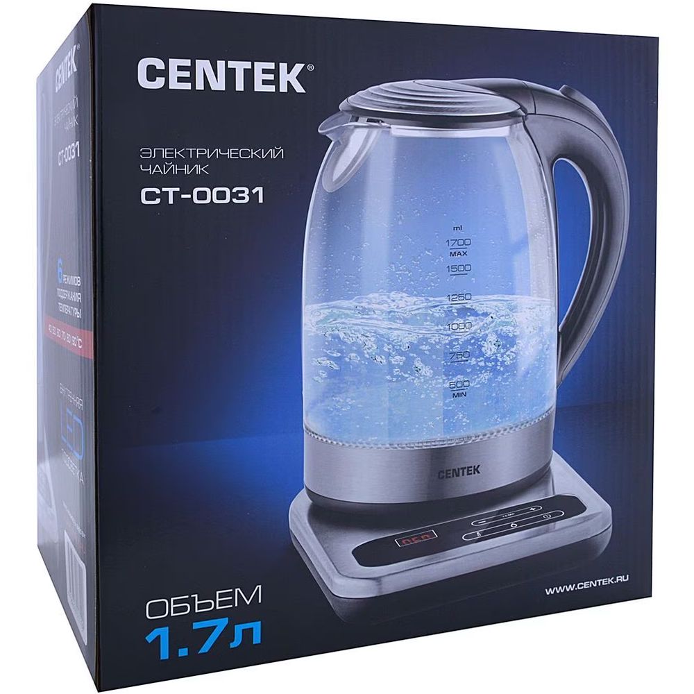 Фото Чайник Centek CT-0031 стекло Изображение Чайник Centek CT-0031 стекло