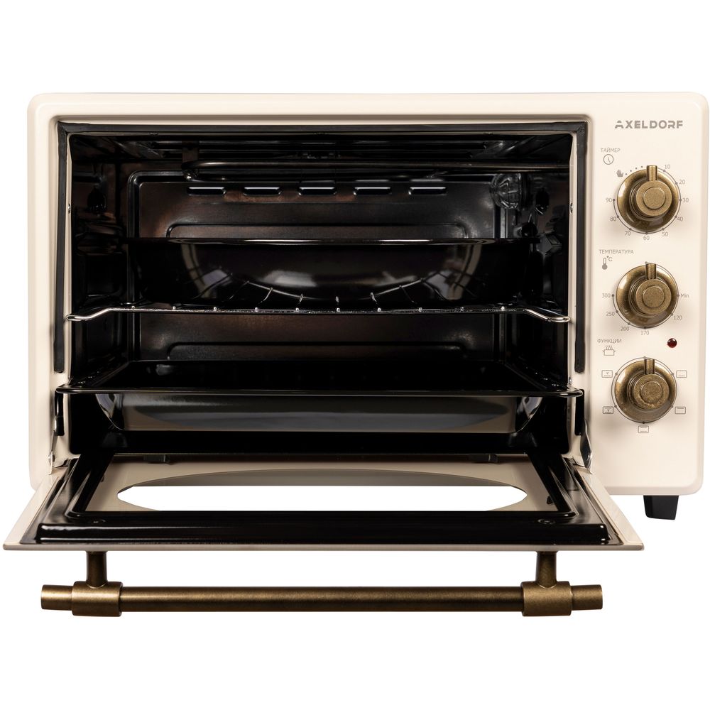 Фото Мини-печь Axeldorf ON-4102-1 Retro Beige Изображение Мини-печь Axeldorf ON-4102-1 Retro Beige
