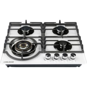 Изображение Газовая варочная панель Axeldorf GH-0601-3 White LUXE