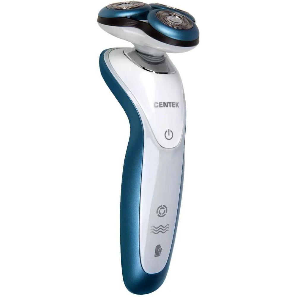 Фото Бритва Centek CT-2163 (белый/синий) Изображение Бритва Centek CT-2163 (белый/синий)