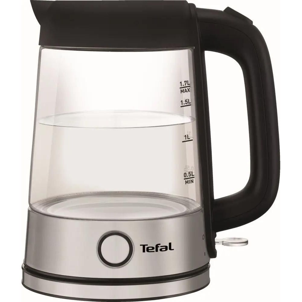 Фото Чайник Tefal KI 750D30 серебристый стекло Изображение Чайник Tefal KI 750D30 серебристый стекло