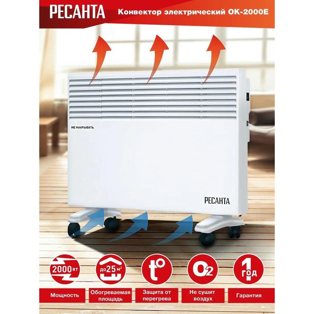 Фото Конвектор Ресанта ОК-2000Е Изображение Конвектор Ресанта ОК-2000Е