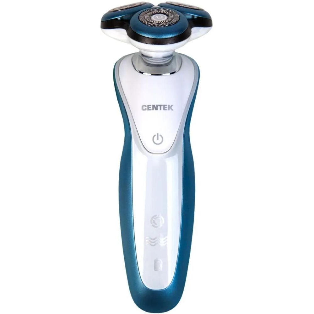 Фото Бритва Centek CT-2163 (белый/синий) Изображение Бритва Centek CT-2163 (белый/синий)