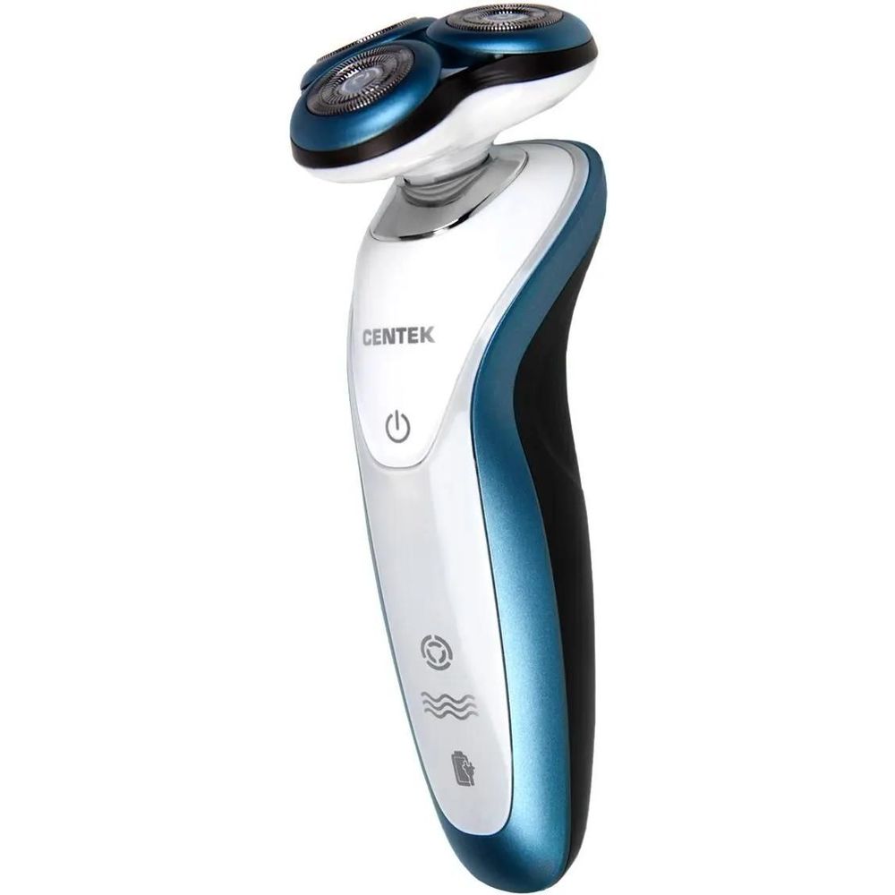 Фото Бритва Centek CT-2163 (белый/синий) Изображение Бритва Centek CT-2163 (белый/синий)
