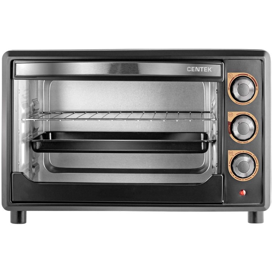 Фото Мини-печь Centek CT-1530-36 BLACK PROMO Изображение Мини-печь Centek CT-1530-36 BLACK PROMO