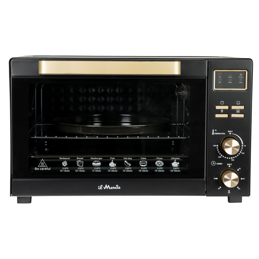 Фото Мини-печь il Monte EO-4512 BLACK Изображение Мини-печь il Monte EO-4512 BLACK