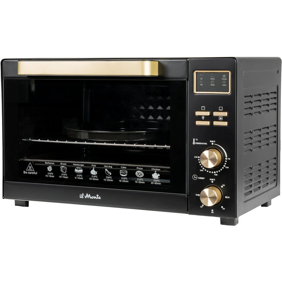 Фото Мини-печь il Monte EO-4512 BLACK Изображение Мини-печь il Monte EO-4512 BLACK