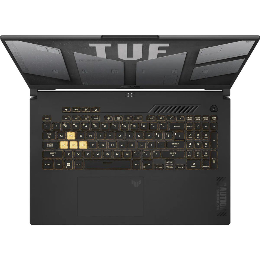 Фото Ноутбук ASUS TUF Gaming 17.3" (FX707ZC4-HX014)(FHD/IPS) I5-12500H/16384/SSD 512/NV RTX3050/DOS/Grey Изображение Ноутбук ASUS TUF Gaming 17.3" (FX707ZC4-HX014)(FHD/IPS) I5-12500H/16384/SSD 512/NV RTX3050/DOS/Grey