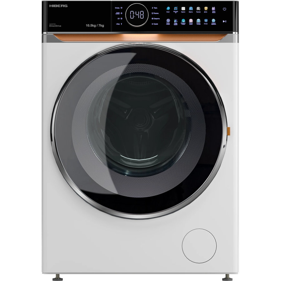 Фото Стиральная машина Hiberg i-DDQ10-10714 W c сушкой (РНПТ) Изображение Стиральная машина Hiberg i-DDQ10-10714 W c сушкой (РНПТ)