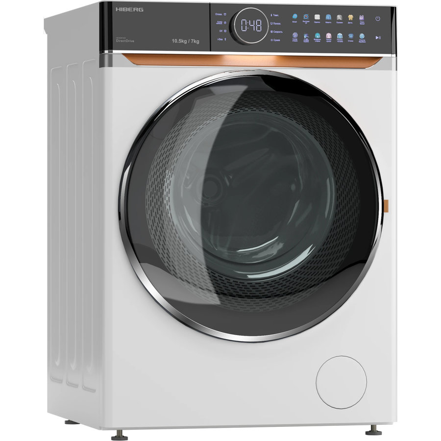 Фото Стиральная машина Hiberg i-DDQ10-10714 W c сушкой (РНПТ) Изображение Стиральная машина Hiberg i-DDQ10-10714 W c сушкой (РНПТ)