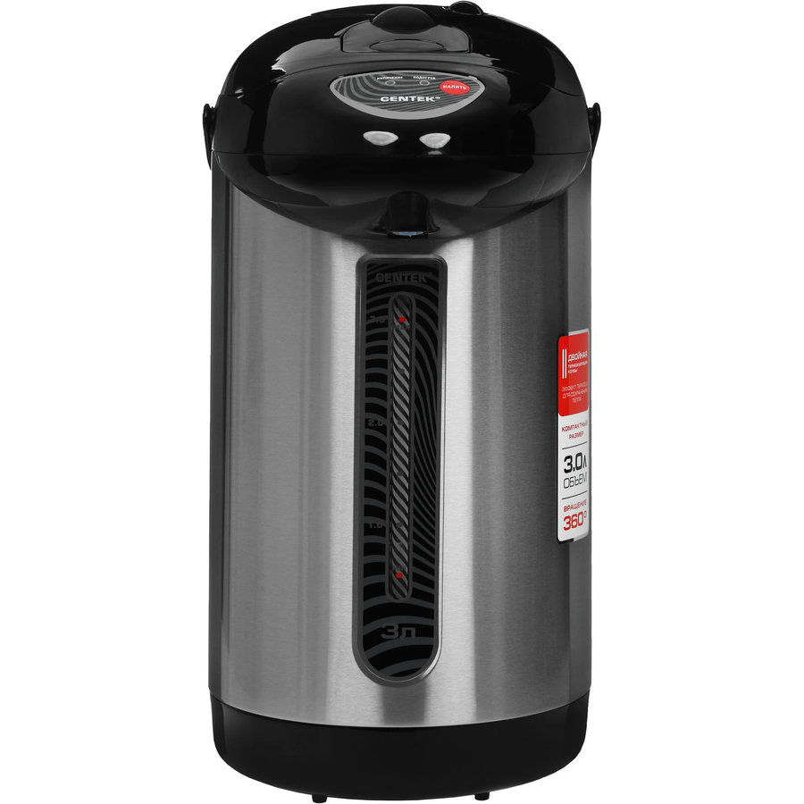 Фото Термопот Centek CT-0080 Black Изображение Термопот Centek CT-0080 Black