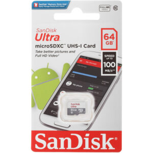 Изображение Флеш карта microSDXC 64Gb Class10 Sandisk SDSQUNR-064G-GN3MN Ultra Light w/o adapter