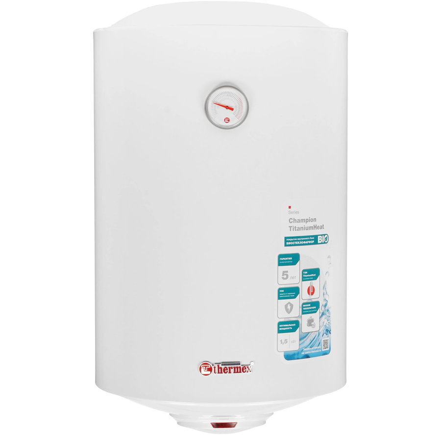 Фото Водонагреватель Thermex Champion TitaniumHeat 80 V Изображение Водонагреватель Thermex Champion TitaniumHeat 80 V