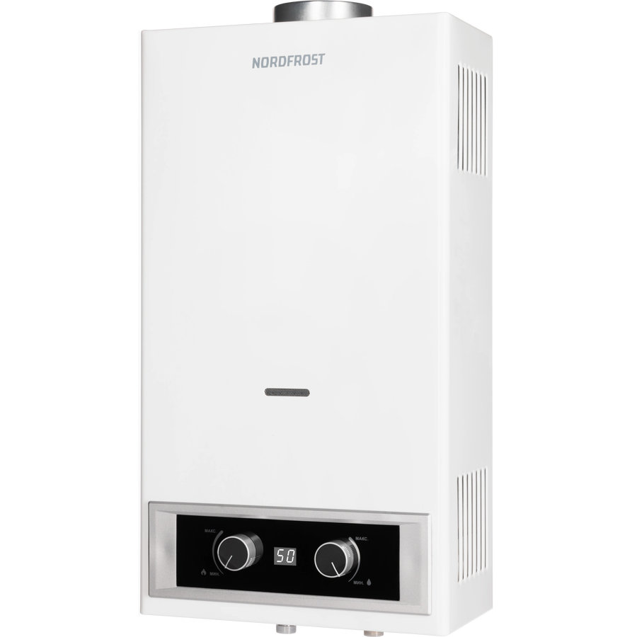 Фото Водонагреватель газовый Nordfrost GF 120 W Изображение Водонагреватель газовый Nordfrost GF 120 W