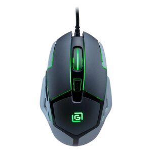 Изображение Мышь Oklick 915G HELLWISH V2 черный/серебристый USB