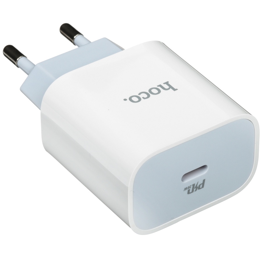 Фото СЗУ HOCO C76A Plus Type-C to Lightning (PD 3.0) 20W (5V-3.0A/9V-2.22A/12V-1.67A) (белый) Изображение СЗУ HOCO C76A Plus Type-C to Lightning (PD 3.0) 20W (5V-3.0A/9V-2.22A/12V-1.67A) (белый)