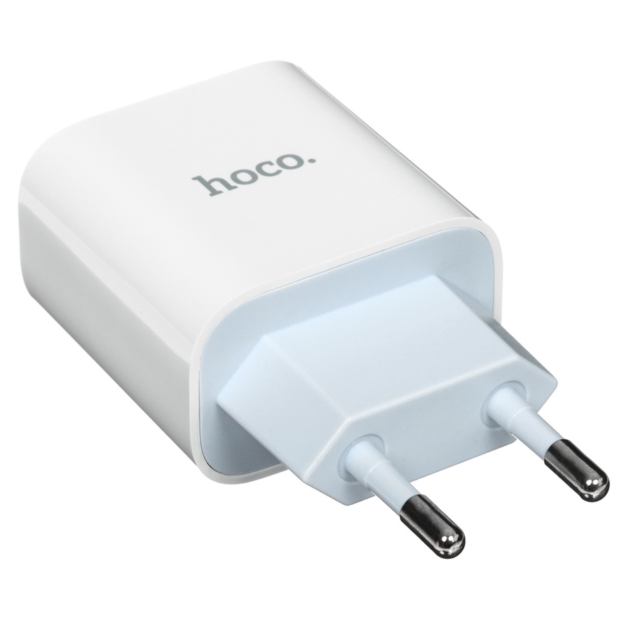 Фото СЗУ HOCO C76A Plus Type-C to Lightning (PD 3.0) 20W (5V-3.0A/9V-2.22A/12V-1.67A) (белый) Изображение СЗУ HOCO C76A Plus Type-C to Lightning (PD 3.0) 20W (5V-3.0A/9V-2.22A/12V-1.67A) (белый)
